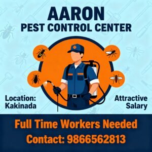 Pest control worker