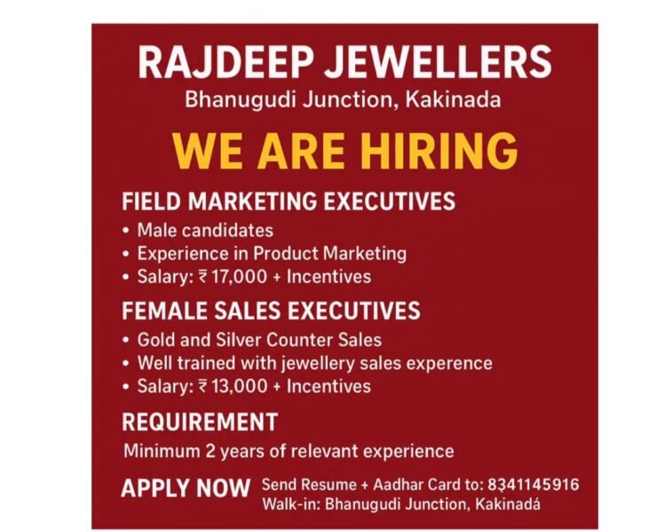 Job Opening – Field Marketing Executives