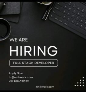Full Stack Developer – Job Vacancy Latest jobs in Kakinada