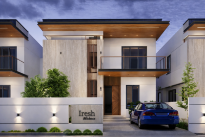 Under-construction duplex villa in Thimmapuram