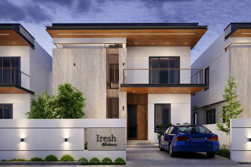 Under-construction duplex villa in Thimmapuram