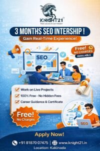 3 Months SEO Internship in Kakinada – Free Internship | Apply Now