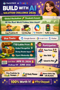 Build with AI Solution Challenge 2026 – Hackathon