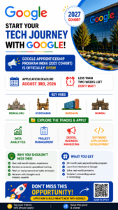 Google Apprenticeship Program India 2027